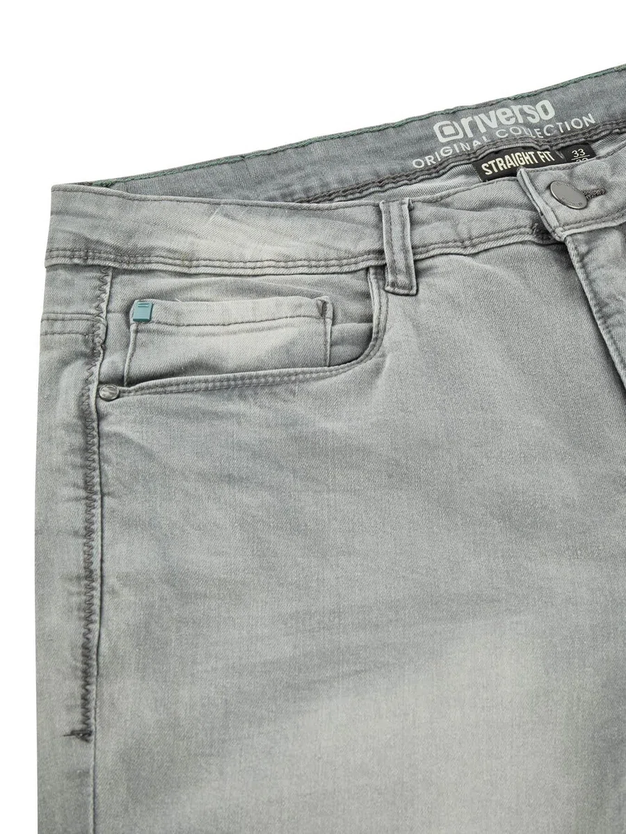 riverso Pantalones vaqueros para hombre RIVChris Straight Fit Jeanshose Algodón Denim Stretch Negro Azul Gris w29 w30 w31 w32 w33 w34 w36 w38