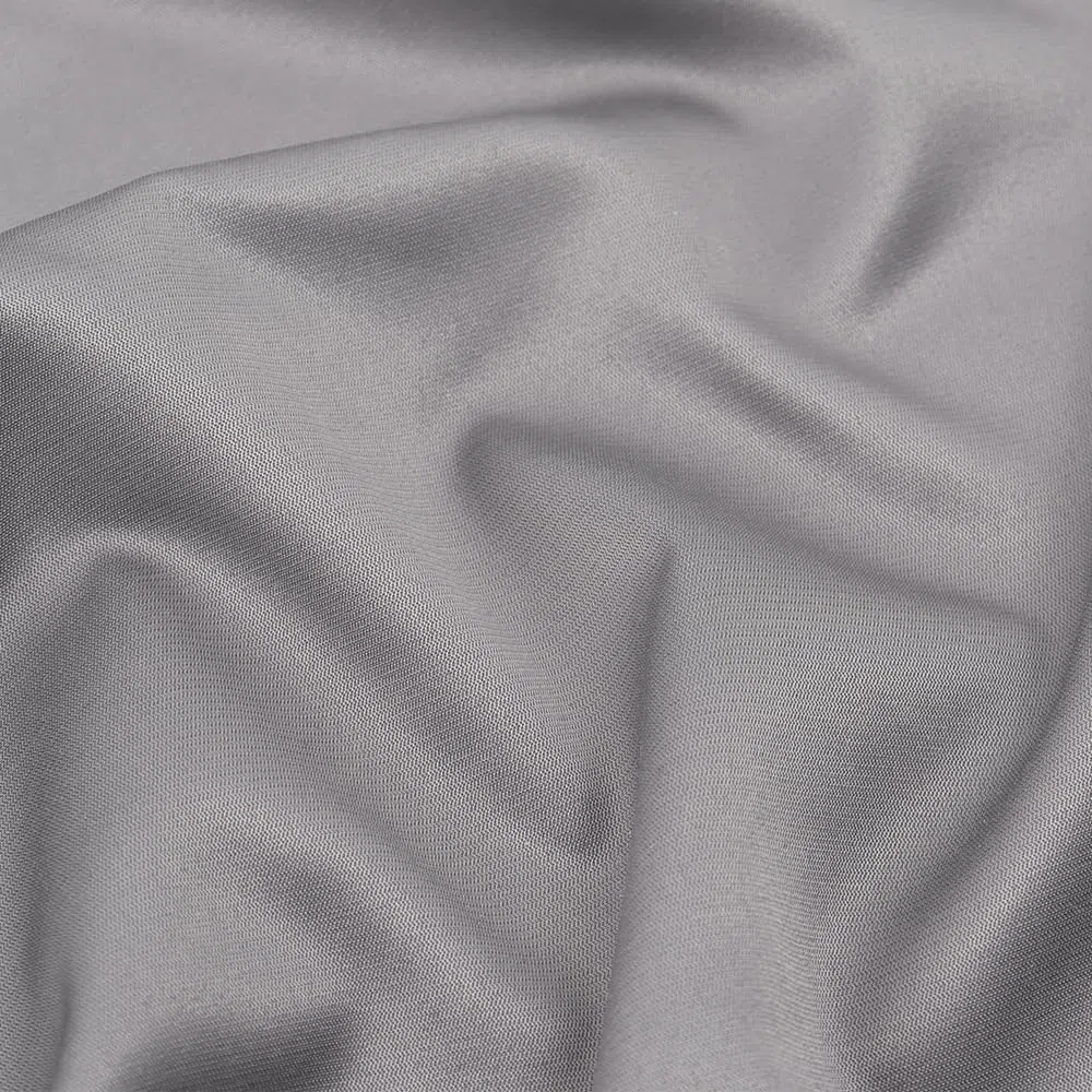 Spring&Gege Camisa de vestir de satén de manga larga para niños, sin arrugas, lisa, formal, con botones
