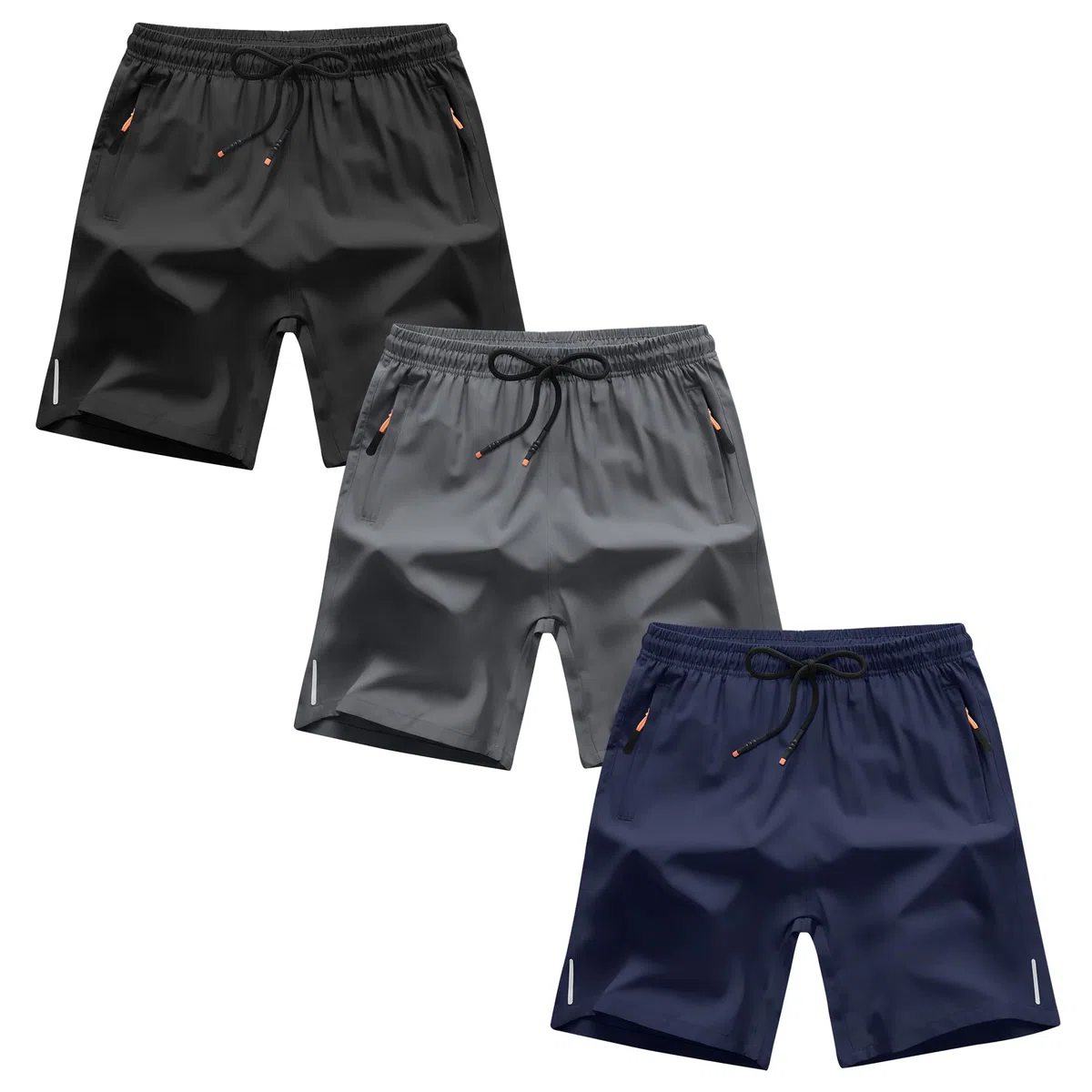 Pantalones cortos de secado rápido para niños, atléticos, para correr al aire libre