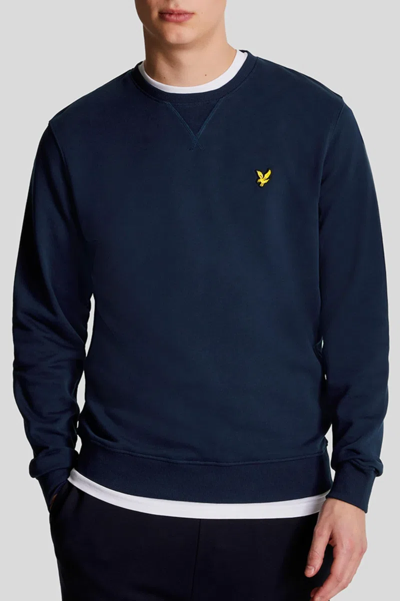 FELPA Uomo LYLE & SCOTT 1874 ML424VOG CREW NECK Z99 NAVY
