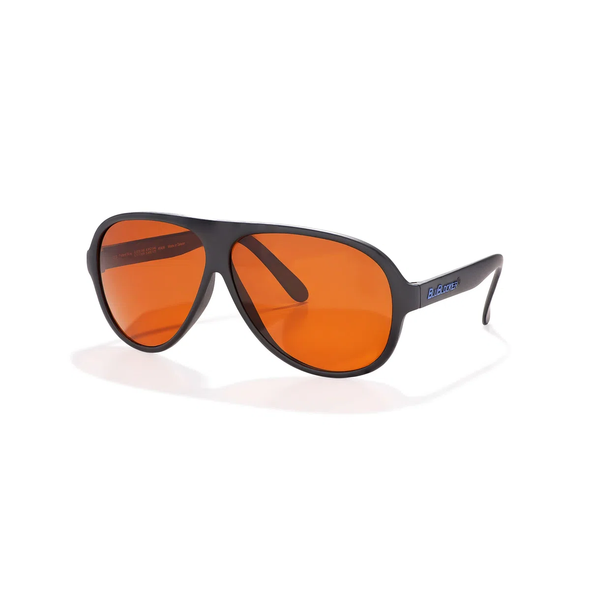 BluBlocker Gafas de sol de aviador polarizadas Negro