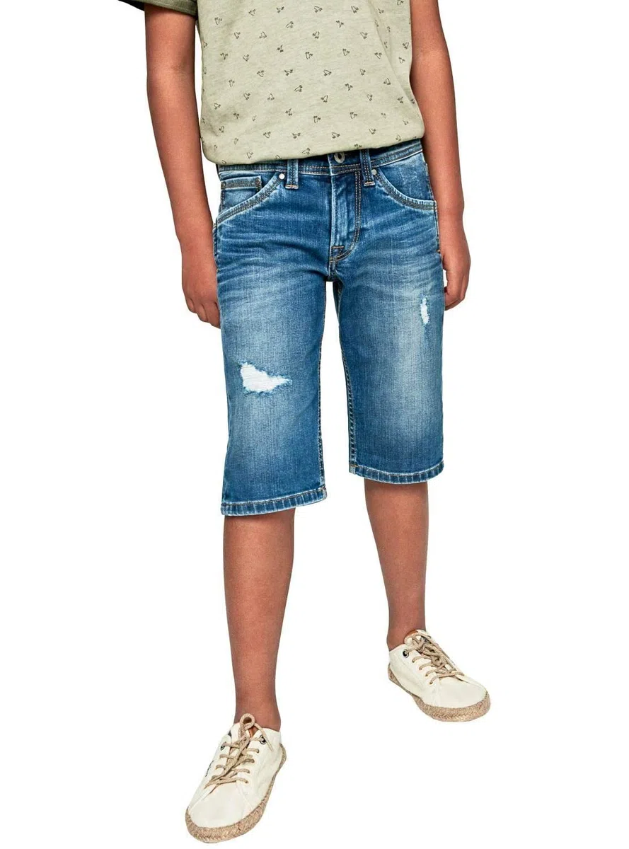 Pepe Jeans - PB800333HJ7 CASHED Short - Bermuda Vaquera - NIÑO