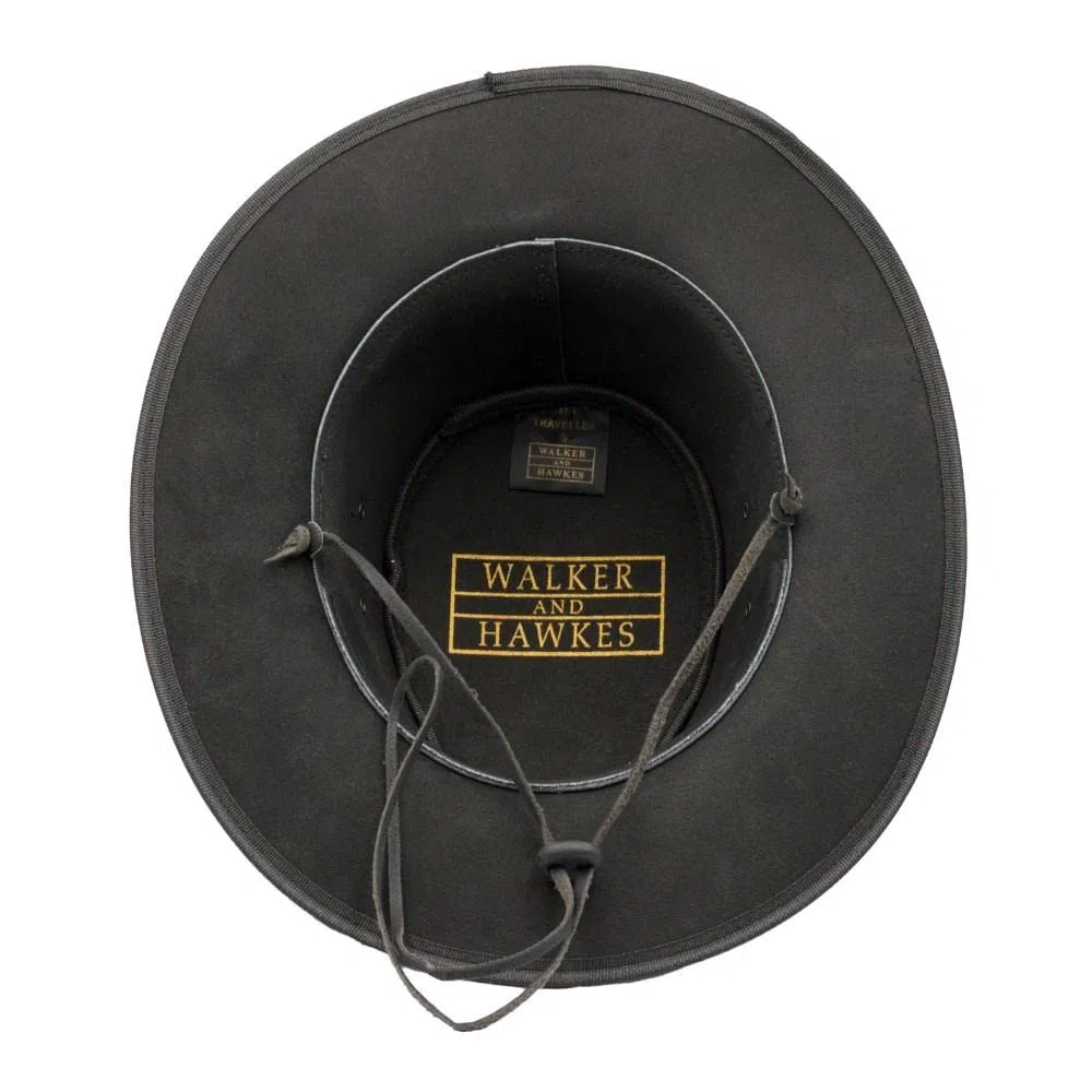 Walker and Hawkes Traveller - Sombrero de Vaquero con Adorno Trenzado - Cuero de Vacuno