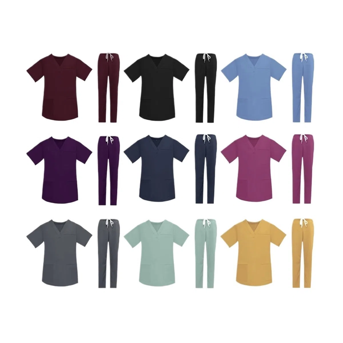Uniforme médico for Hombre y Mujer, Tops de Manga Corta, Pantalones, Conjunto de Hospital, Tienda de Mascotas, médico, Ropa de Trabajo for cirugía(Green Suit,XXXL)