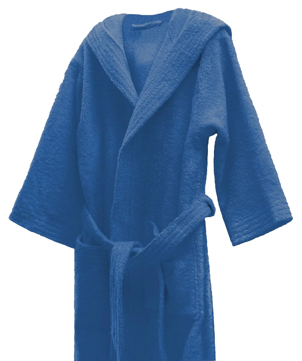 Lasa Albornoz Infantil, algodón 100%, Turquesa, Talla 6
