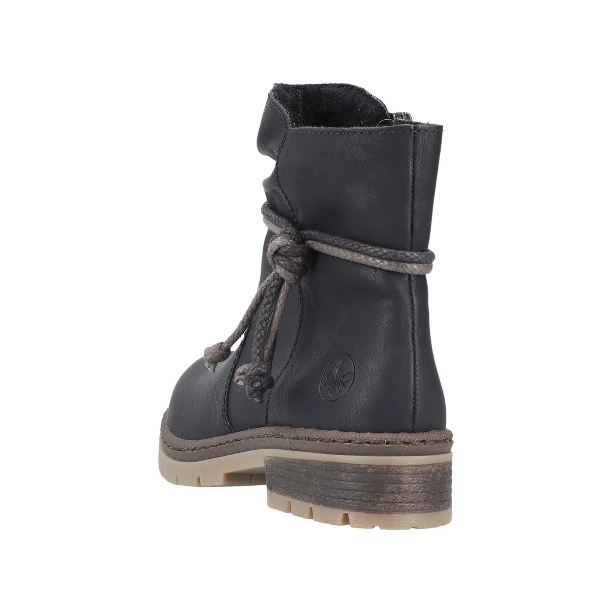 Rieker Mujer Botines Y7418, señora Botines con Cordones