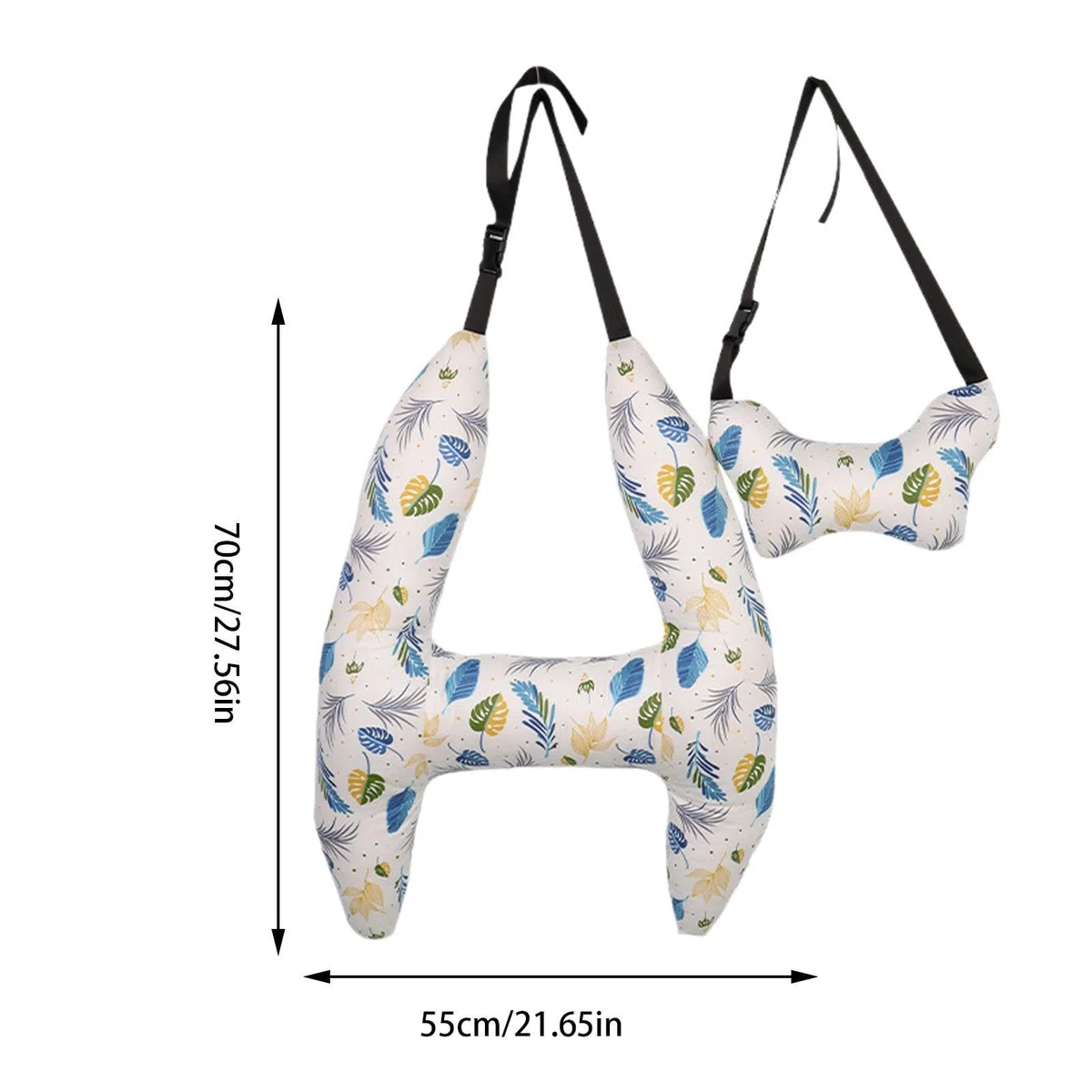 Almohada para el cuello de viaje,Almohada para reposacabezas del coche | Almohada de coche para niños Soporte Corporal N
