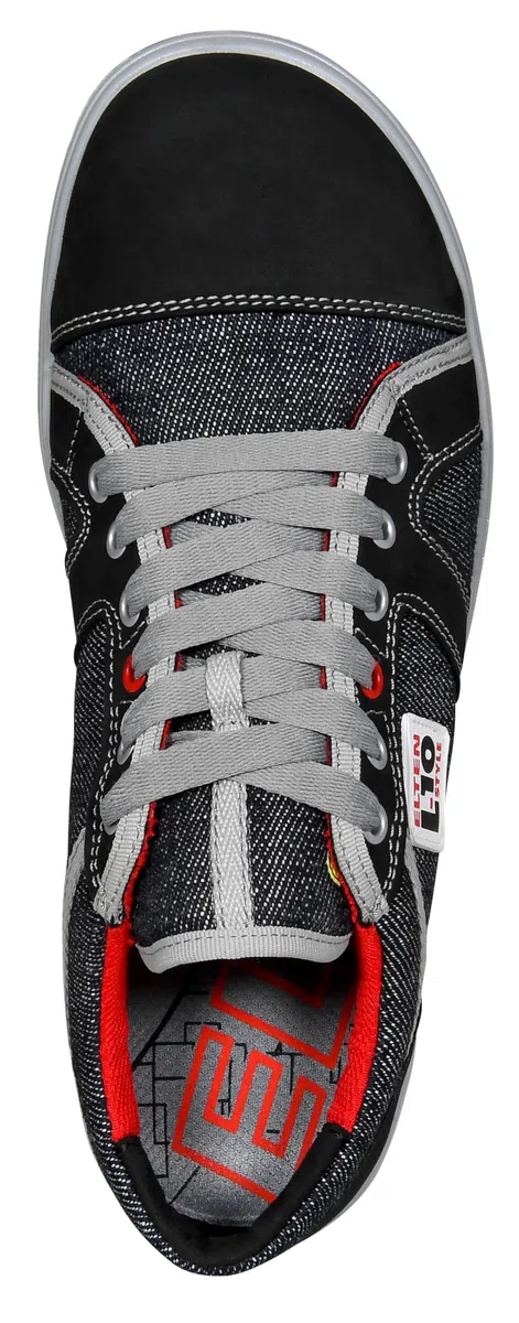 ELTEN SENSATION Up Low ESD S3, Zapatos de seguridad para hombre, ligero, puntera de acero, material superior: piel + textil, forro interior: textil (transpirable), talla 43