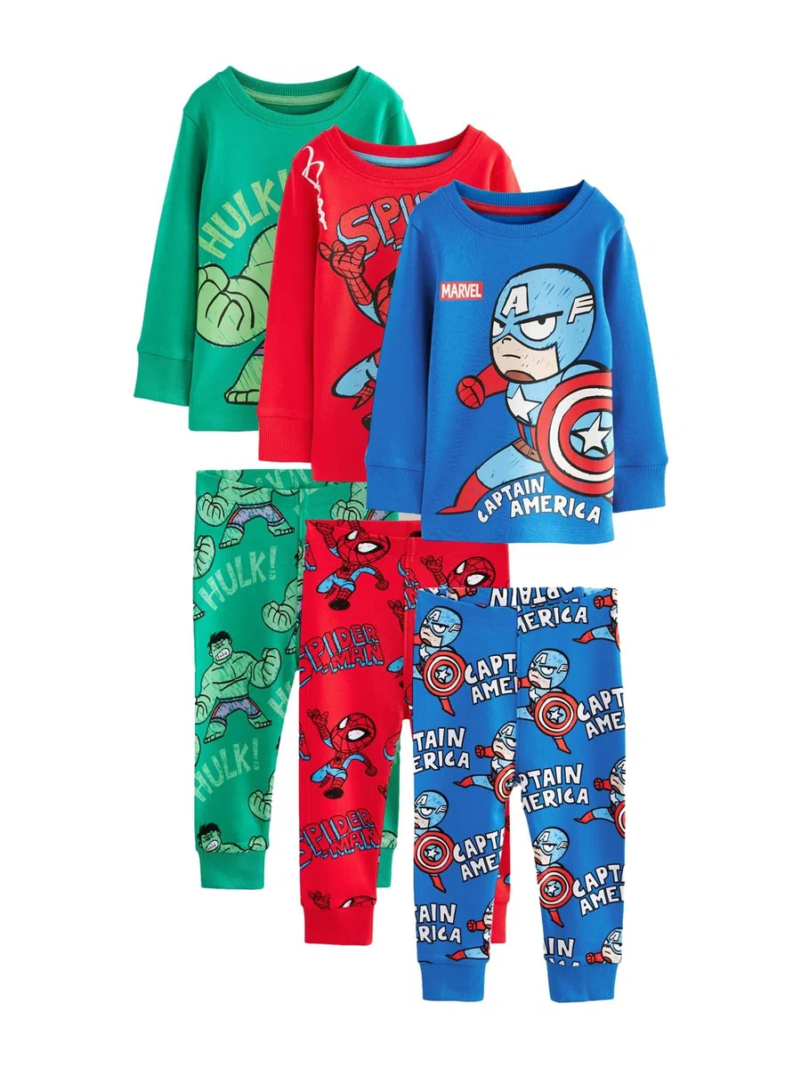NEXT Niños Pack de 3 Pijamas cómodos