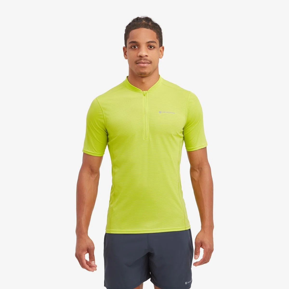 MONTANE Camiseta Marca Modelo Dart Nano Zip T-Shirt Citrus Spring XXL