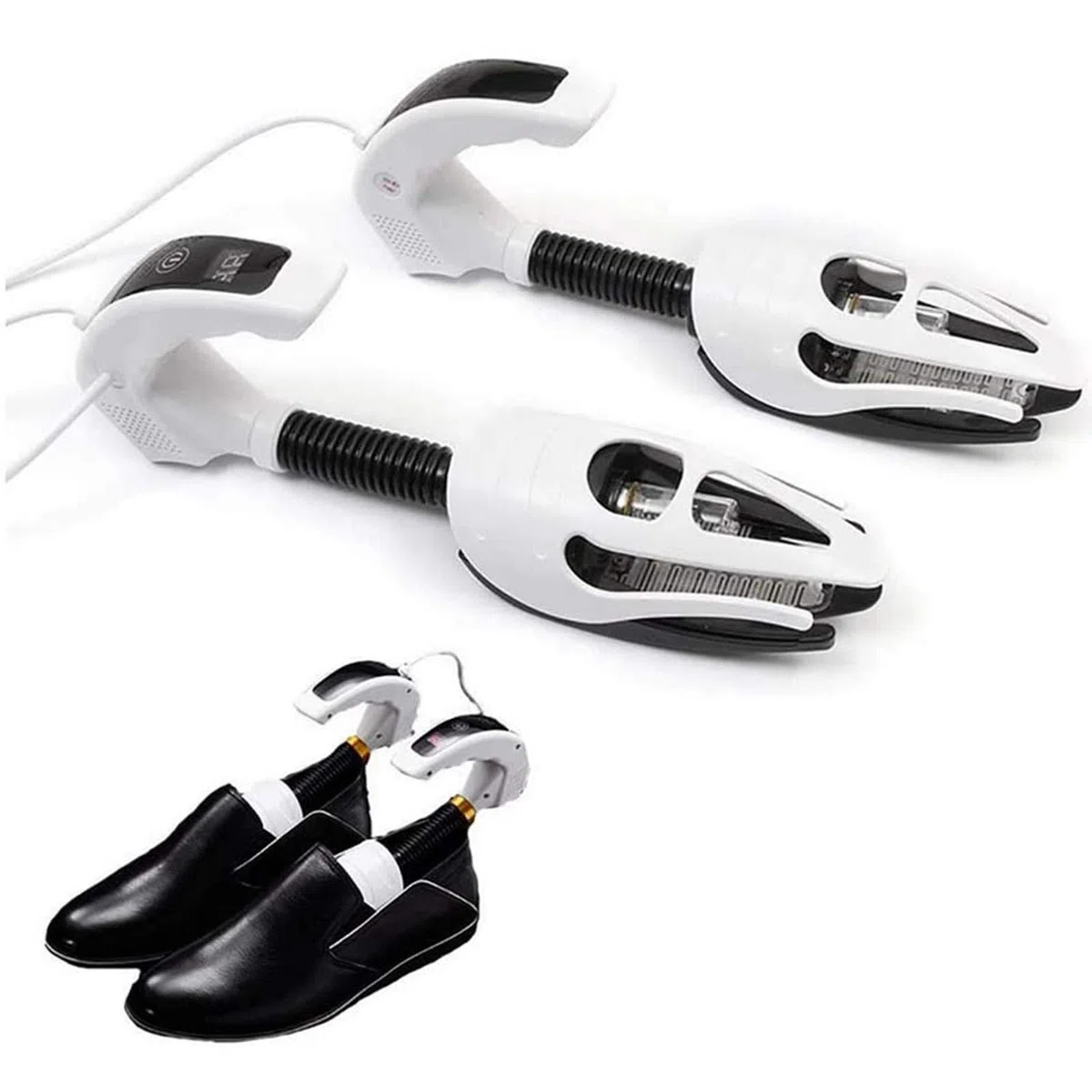 Secador De Botas con Esterilización UV, Desodorizante Doméstico Desinfección Secadora De Zapatos UV para Zapatos De Cuero/Zapatos Deportivos/Botas De Nieve/Zapatillas Secador De Zapatos Eléctrico Po