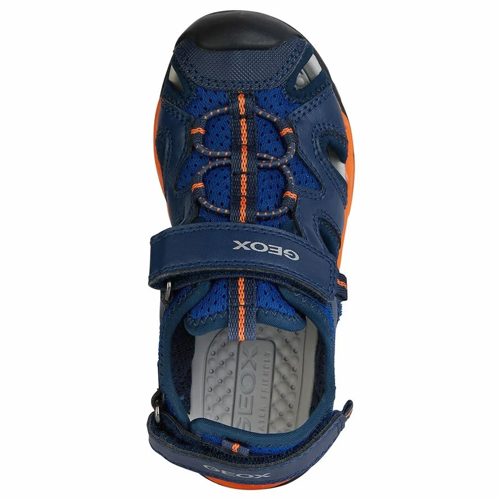 Geox J Borealis Boy C, Sandalia, Royal Orange, 34 EU