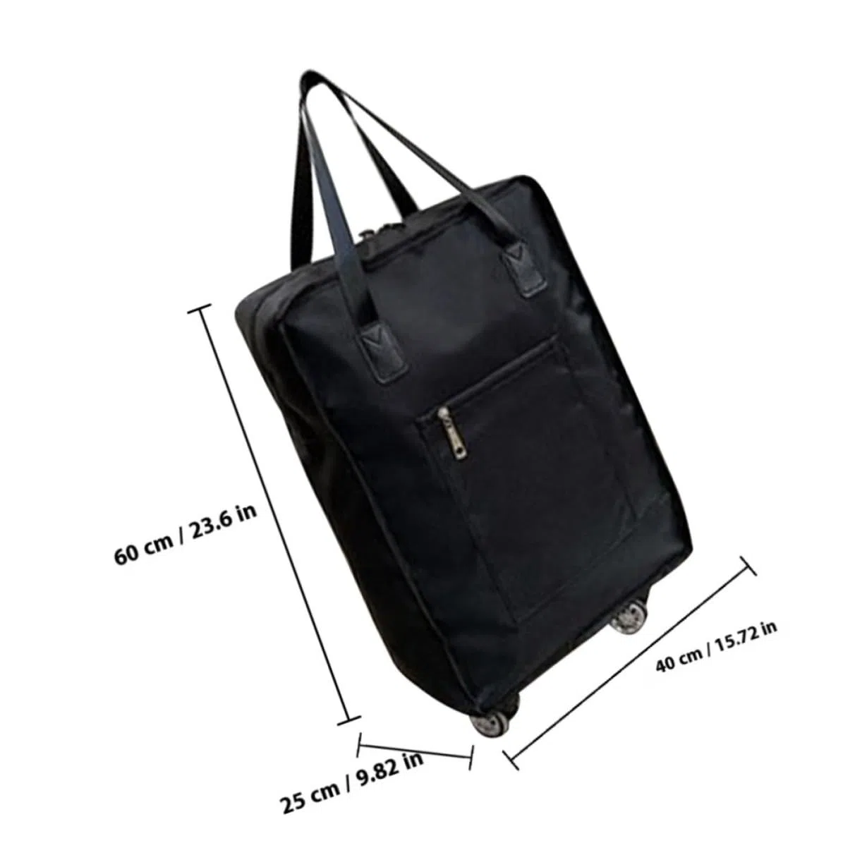 Didiseaon Bolsa y Ruedas Giratorias de Gran Capacidad de Tela Oxford de Equipaje Diseño Liviano y Almacenamiento para Viaje Portátil