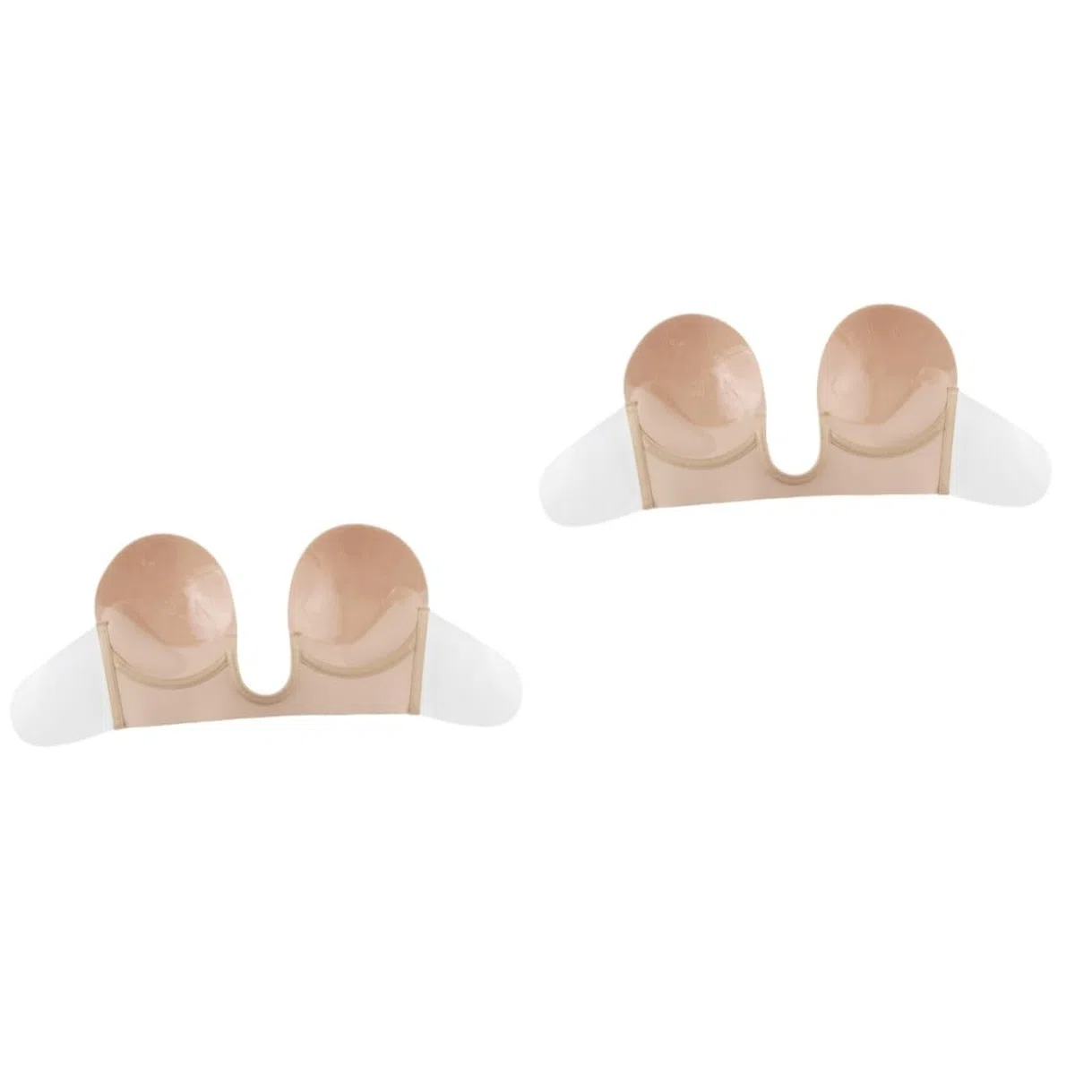 2 Piezas fundas de silicona skin tint sujetador halter bralette sin tirantes bralette sin costuras cubiertas adhesivas sujetador sin espalda empanadas reutilizables cubre