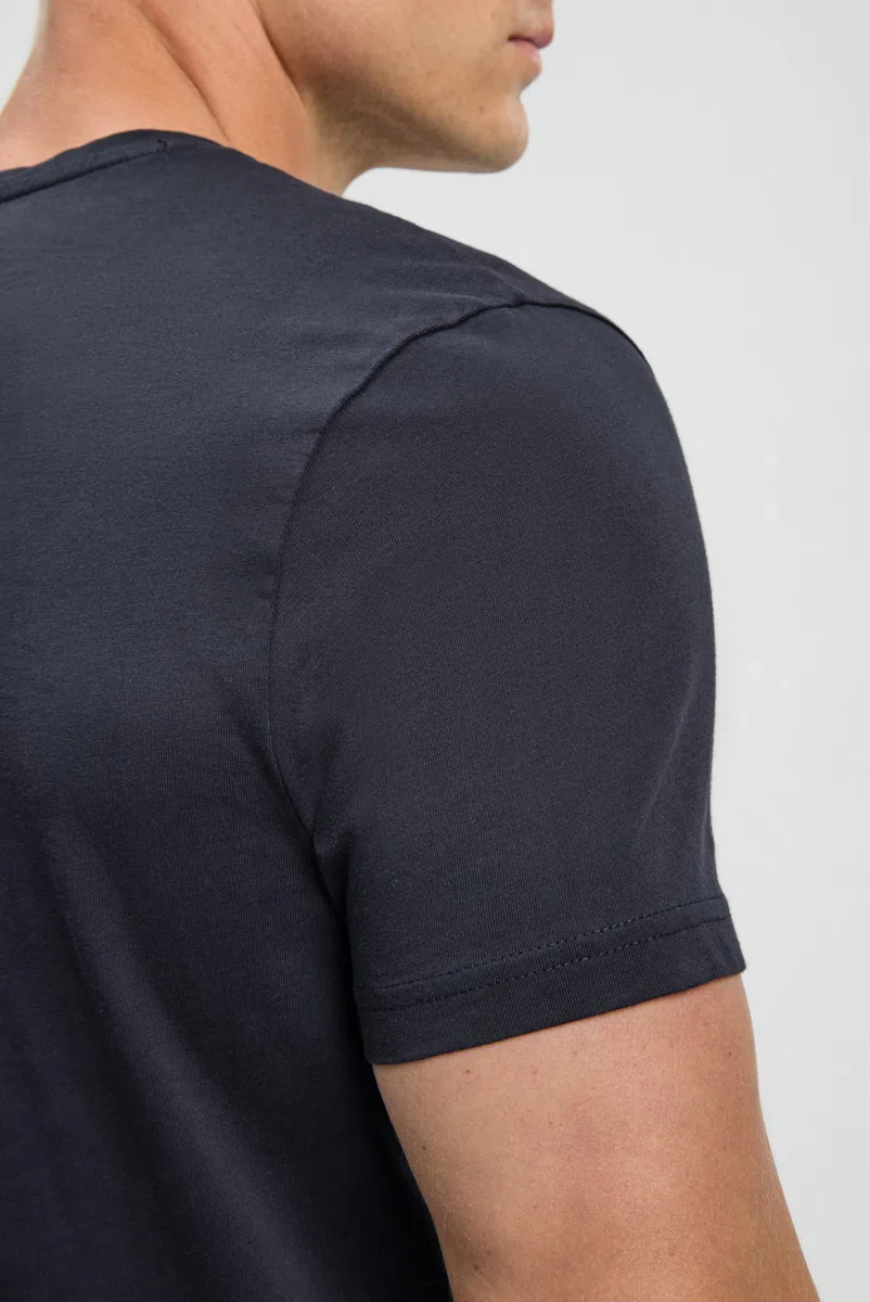 Camp David Camiseta para hombre con estampado de etiqueta
