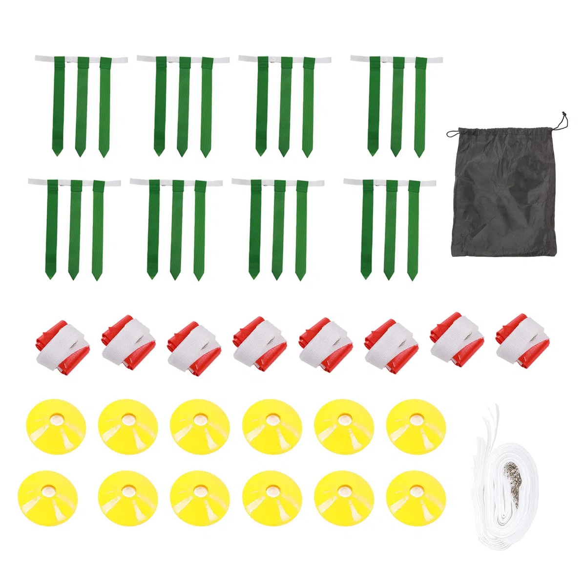 Fockety Juego de Fútbol de Bandera para Adultos, Divertido Juego Seguro para Adolescentes, Juego de Fútbol de Bandera Duradero para Entrenamiento en Interiores