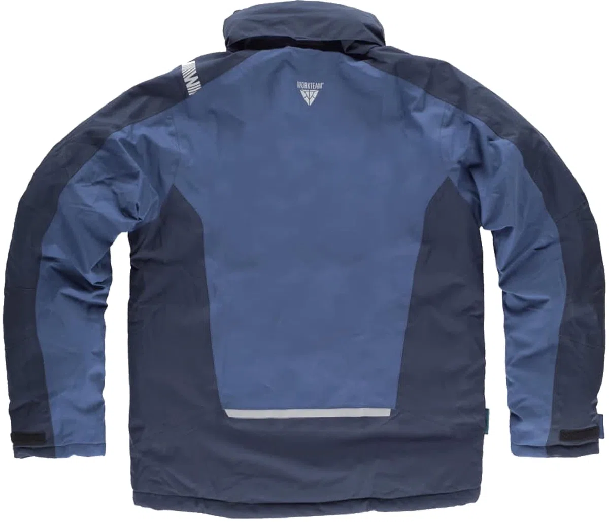 WORKTEAM Parka con capucha combinada y detalles reflectantes, Acolchada. Ideal para trabajo, tiempo libre, etc. Unisex