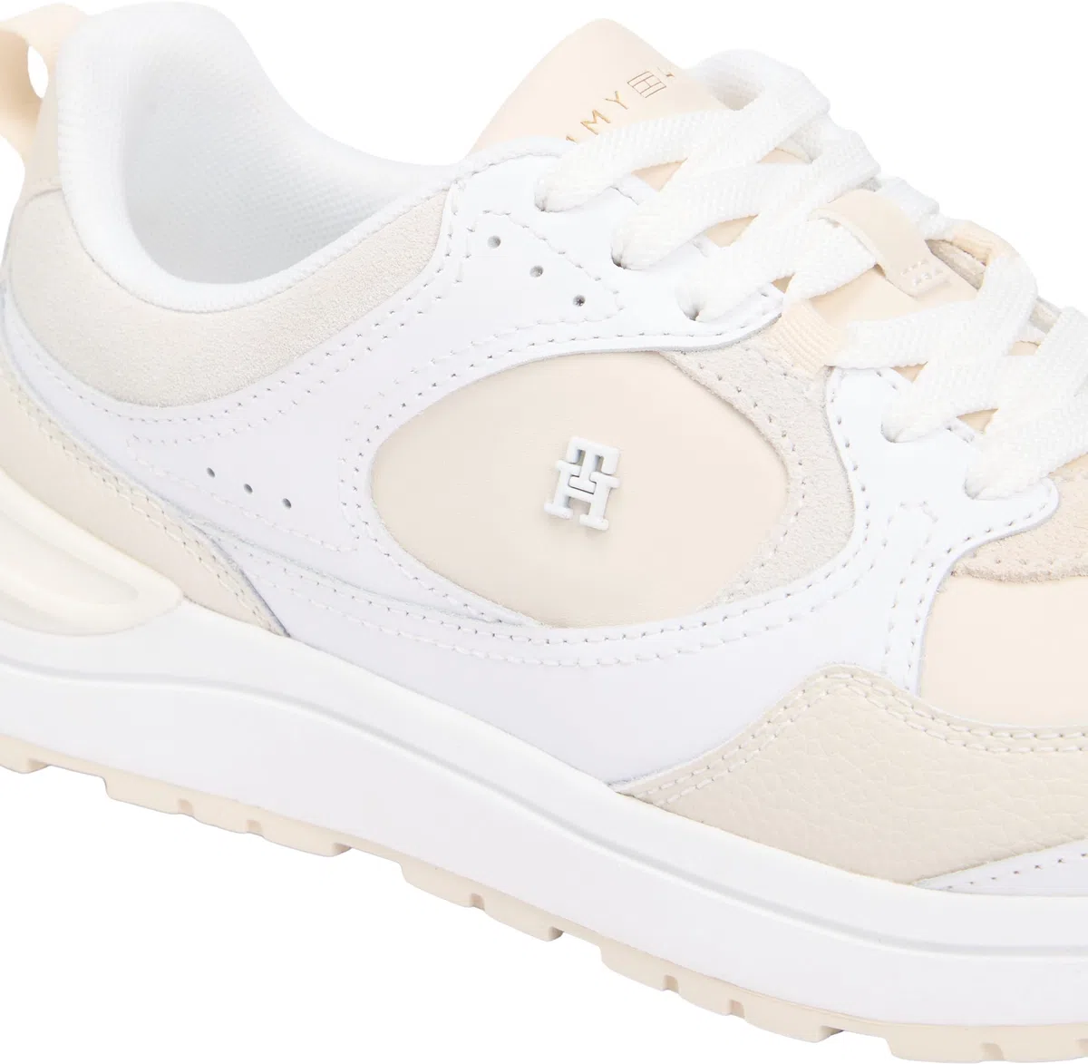 Tommy Hilfiger Casual Fashion Runner Mix Mat Fw0fw09034, Parte Superior Baja Mujer