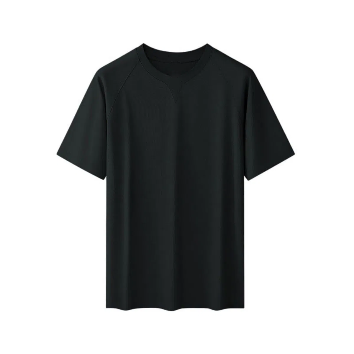 Camiseta de manga corta de algodón con cuello redondo para hombre, ajuste holgado, para uso diario, hogar, viajes
