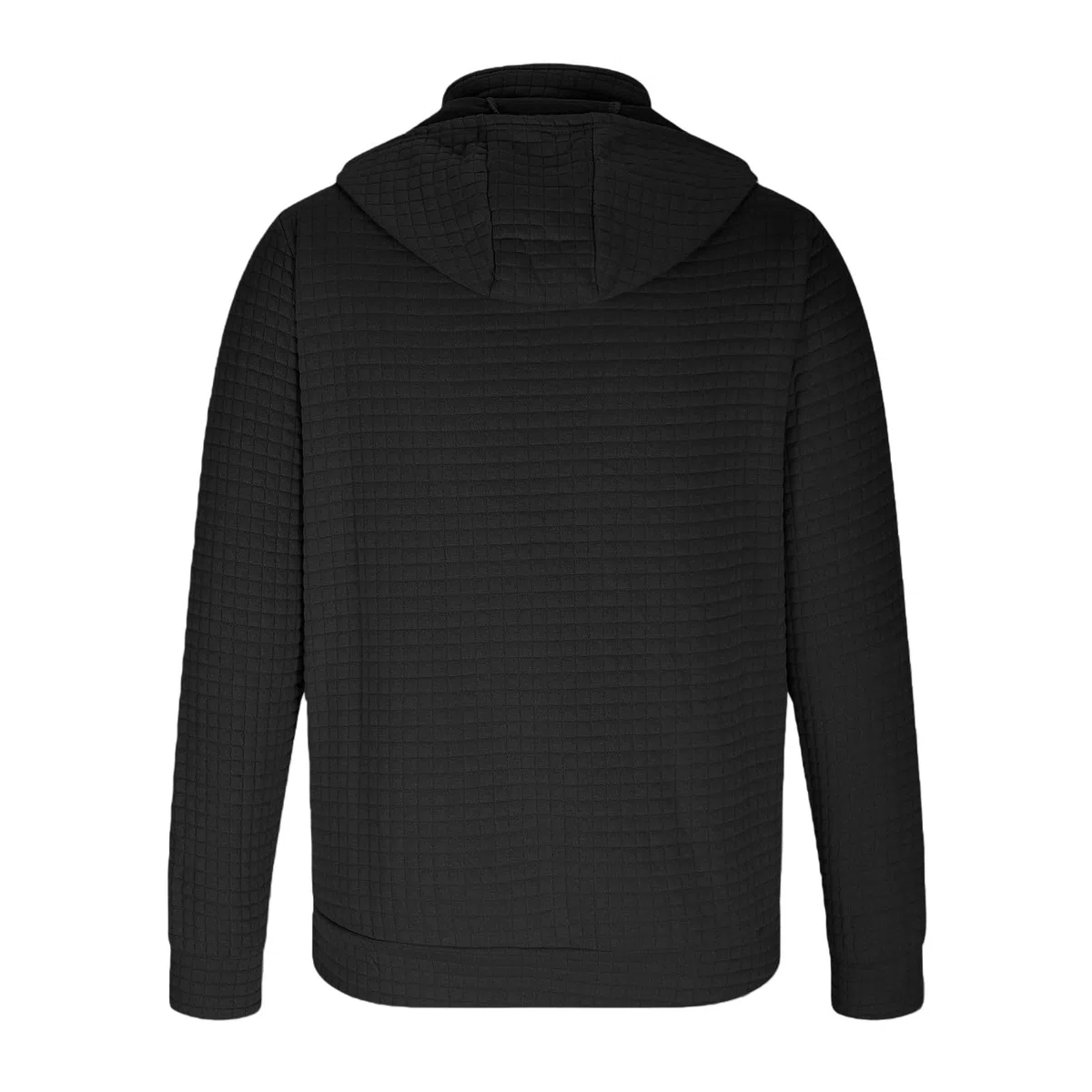 Sudaderas Hombres con Capucha Sudadera Y Cremallera para Hombre, A Cuadros, De Manga Larga, Cómoda, Uso Diario, Informal, Viajes Tops Rojos (Black, XL) Kit Pesca Completo Camisa Sin