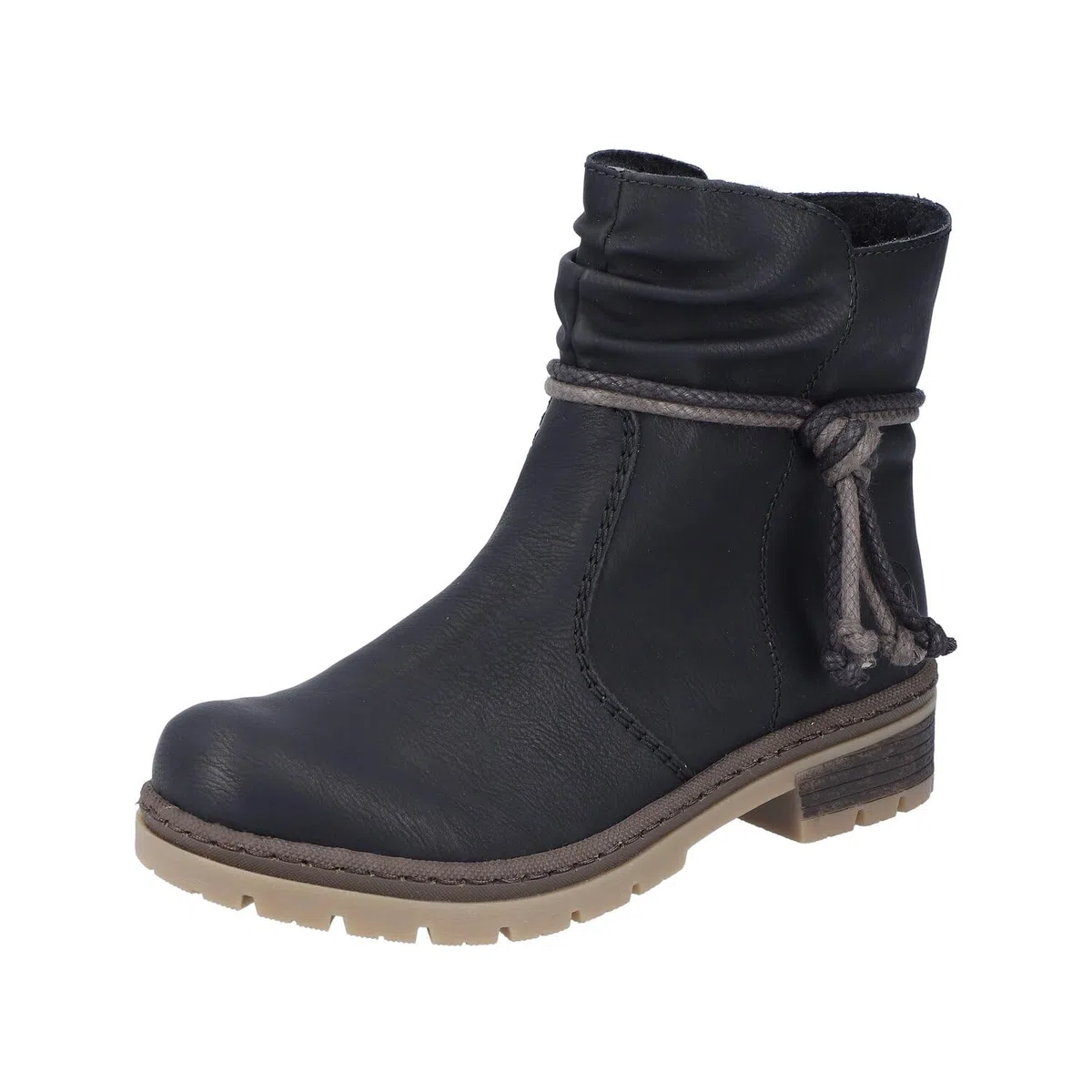 Rieker Mujer Botines Y7418, señora Botines con Cordones
