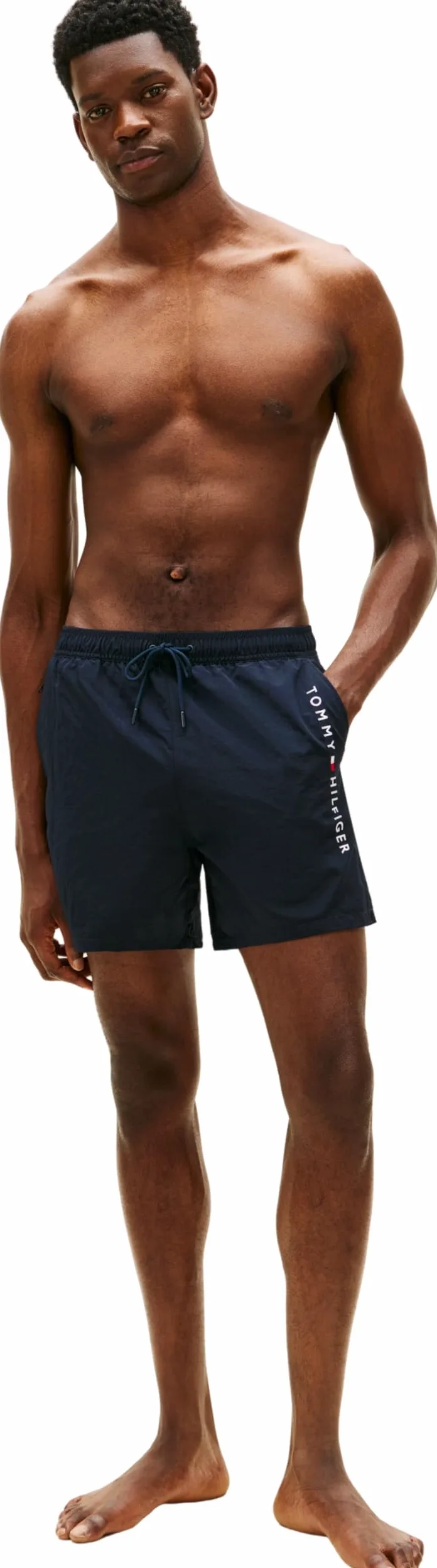 Tommy Hilfiger Medium Drawstring Zip Pocket Um0um03748 Traje de baño Hombre (Pack de 1)