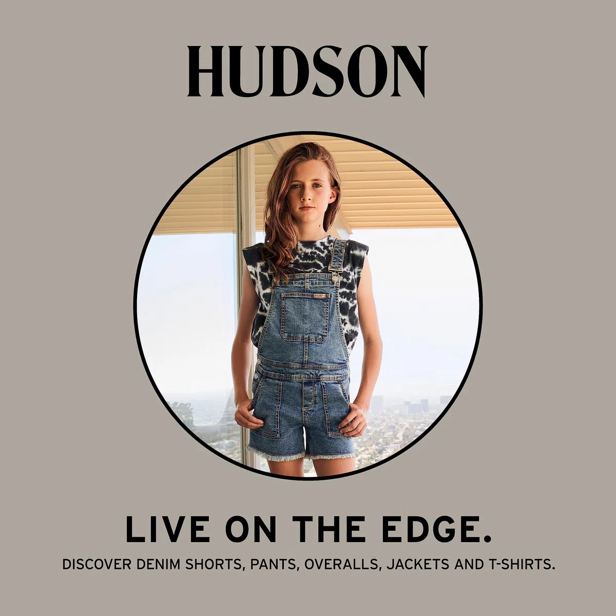 Hudson Stretch Denim Jeans, Bell-bottom Style Pants With Flared Legs Jeans Niñas