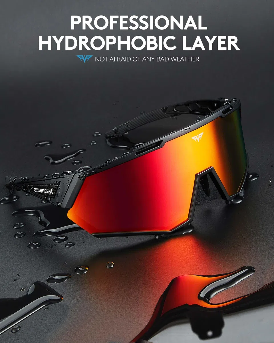 Gafas de sol con protección UV para ciclismo para hombres y mujeres, resistencia al impacto Z87.1 para construcción
