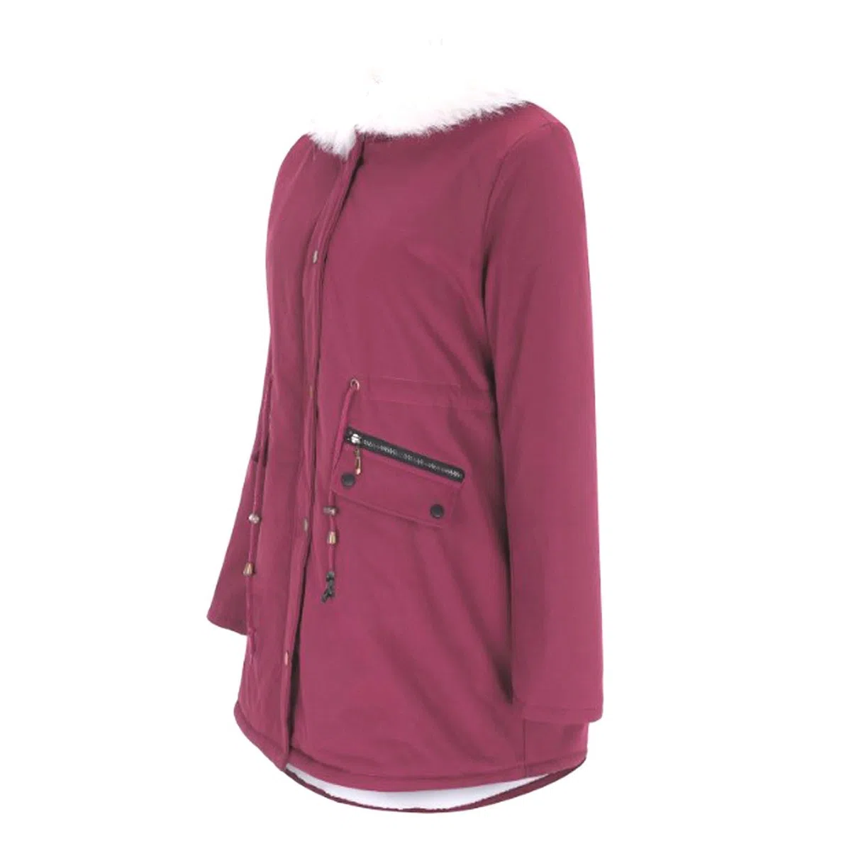 HAOLEI Parka Mujer Invierno,Tallas Grandes Chaqueta Mujer Invierno con Capucha Grueso y Cálido Abrigo Manga Larga de Forro Polar Suave Cómodo Cazadora Acolchada con Cremallera Caliente Cortavientos