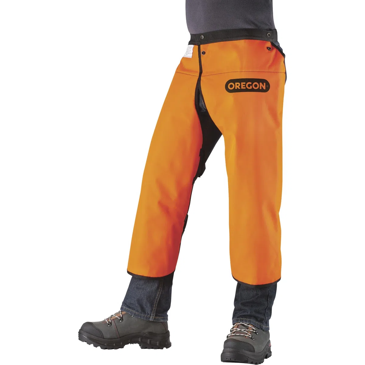 Oregon Chaparreras para motosierra estilo delantal, 32 pulgadas, número de modelo 564132-32, Naranja, 32in