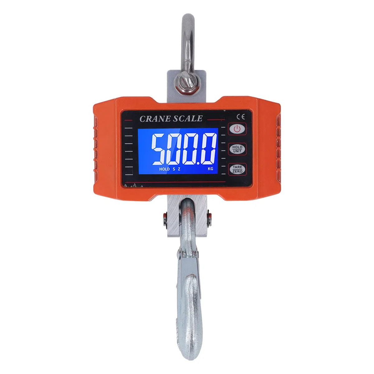 1000kg/2000lb Básculas Colgantes Electrónico, Digital Portable para Maleta o Bolsa de Viaje, Portátil LCD y 2 Ganchos Desmontables, Digital Balanza Electrónica Balanzas Colgantes
