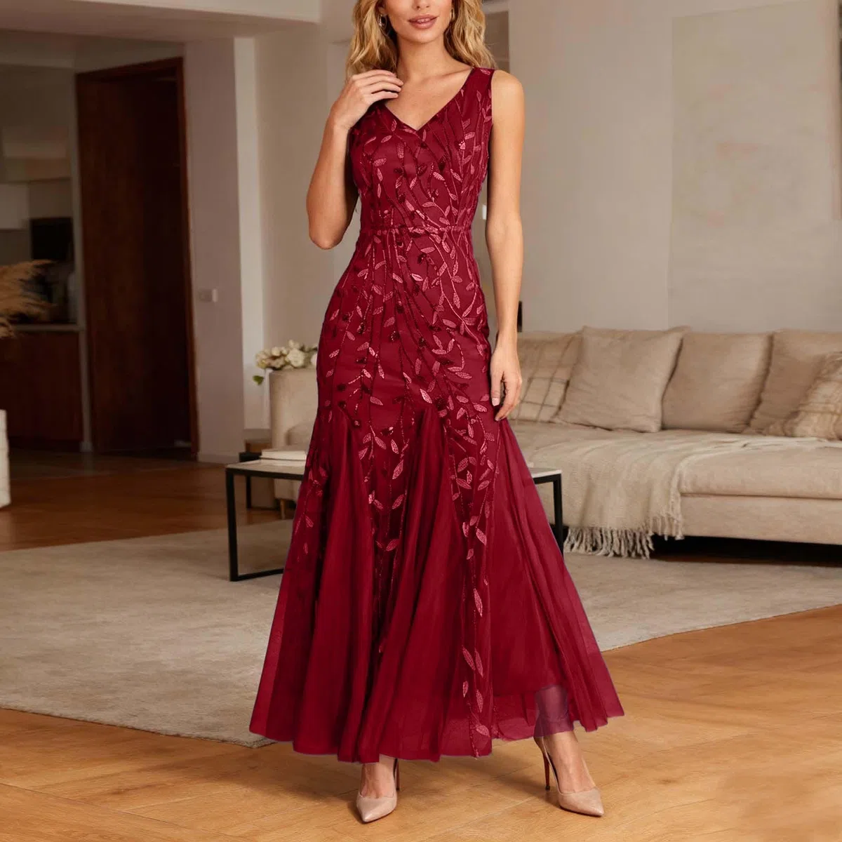 Vestidos De Fiesta Mujer Elegantes Ropa Otoño Trajes Manga Larga Boda Vestido Elegante Invierno Nochevieja Tallas Grandes Largos Primavera Invitada