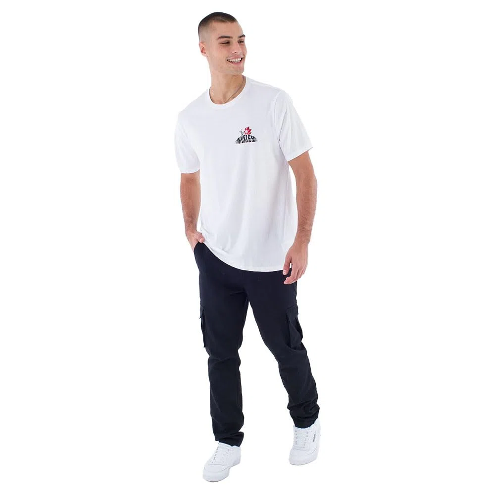 Hurley Evd Flower Fish Camiseta Hombre