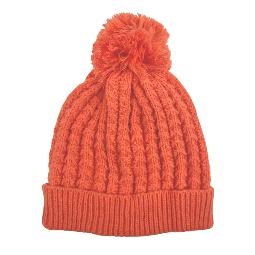 Humble Hilo Gorros de punto para mujer, gorro de invierno con pompón, gorro de punto trenzado para hombre o mujer