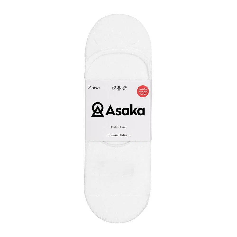 Calcetines de bambú de Asaka, calcetines invisibles para hombre y mujer, antideslizantes, transpirables, reducen el sudor, hipoalergénicos y duraderos, ideales para el día a día, ocio y deporte.