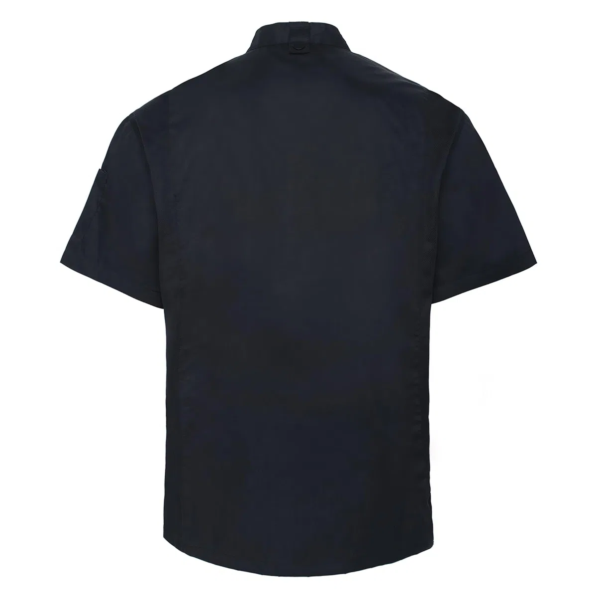 TopTie Chaqueta de chef unisex de manga corta, Negro con malla., XX-Large