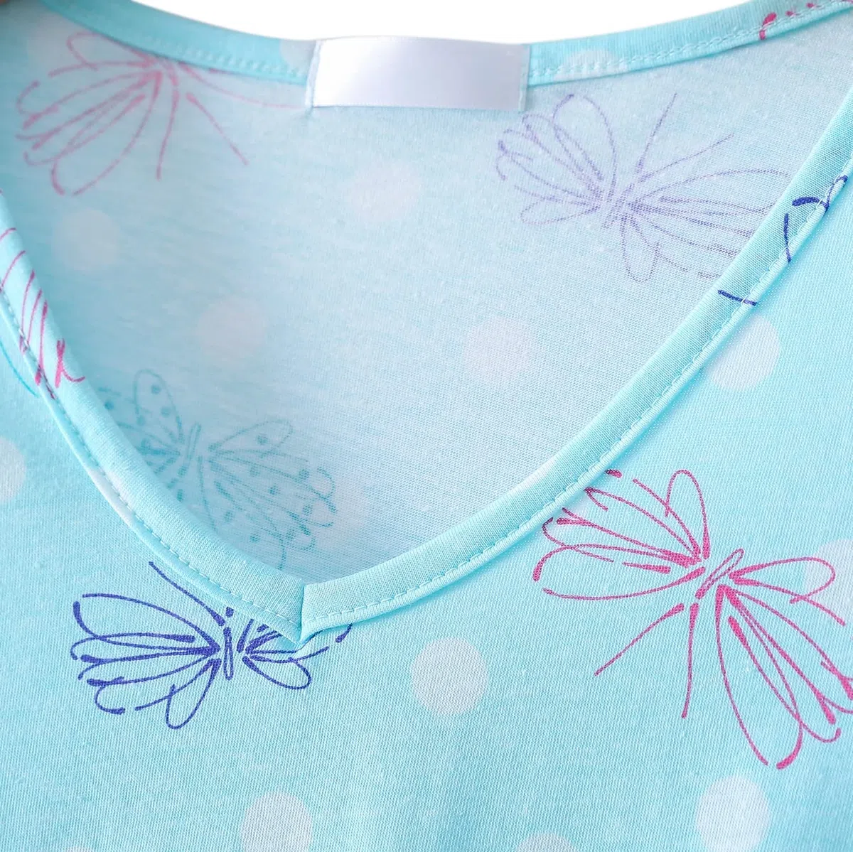 QUCH Conjunto de pijama para mujer, talla grande, con pantalones capri, conjunto de pijama de algodón para mujer, suave, cómodo, lindo conjunto de pijama