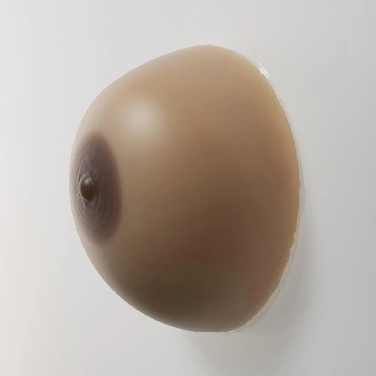 Adhesivo Mama de Silicona Sujetán Invisible Reutilizable Tetas Falsas Sin Correa Sin Dorso para Mujeres Transgénero,Mastectomía,Vestidos transversales - Un par(D Cup, Suntan)