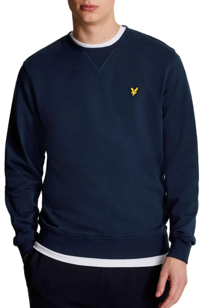 FELPA Uomo LYLE & SCOTT 1874 ML424VOG CREW NECK Z99 NAVY