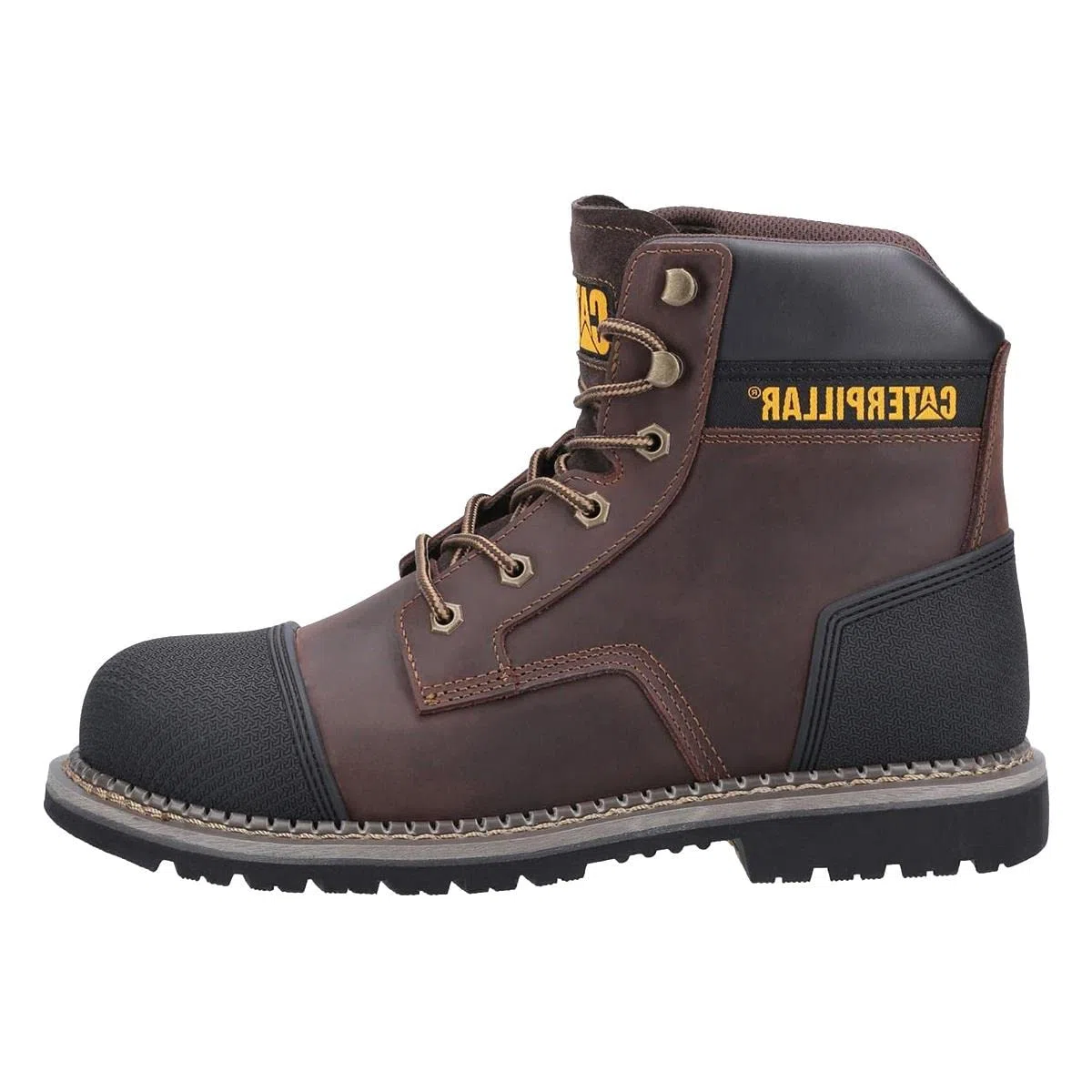 CAT Safety Footwear Powerplant S3 - Botas para hombre, Brown