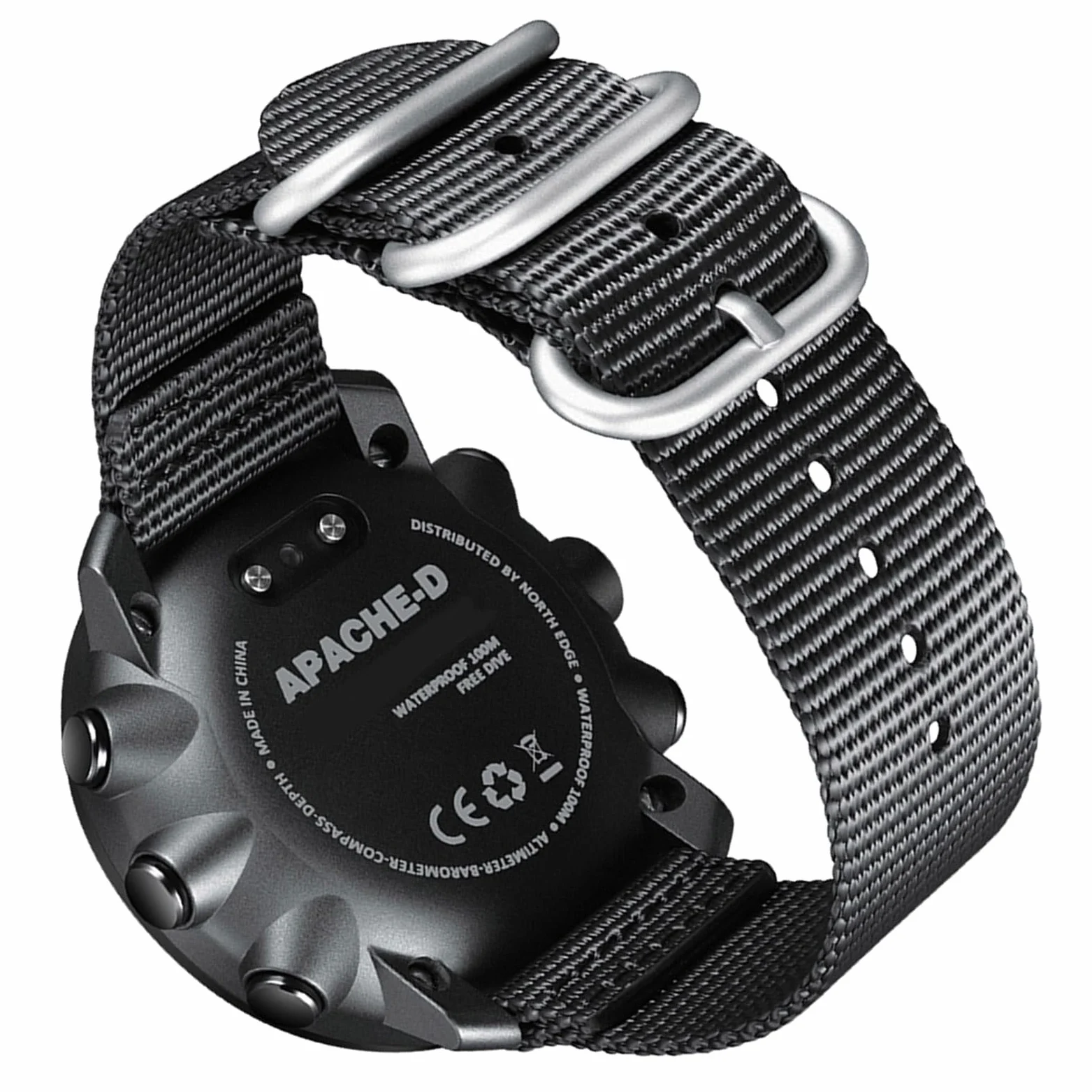 Garsent Reloj Deportivo Digital Profesional para Hombre con Retroiluminación LED y Brújula para Buceo Al Aire Cronómetro Resistente Al Agua de 100 M Contador de Pasos