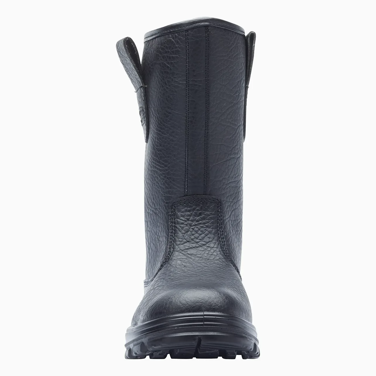 Blackrock S1-P SRC Safety Rigger Work Boots, Mens Womens Steel Toe Cap Black Leather, Botas de trabajo, Calzado de seguridad, Suela intermedia protectora, Jardinería, Calzado de trabajo y utilitario