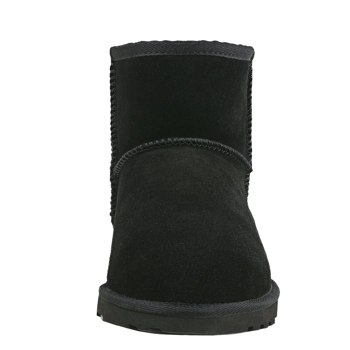 Shenduo Invierno Botines de Nieve de Cuero Clásico | Forradas de Piel Cálido Material Cuero Botas para Clima Frío