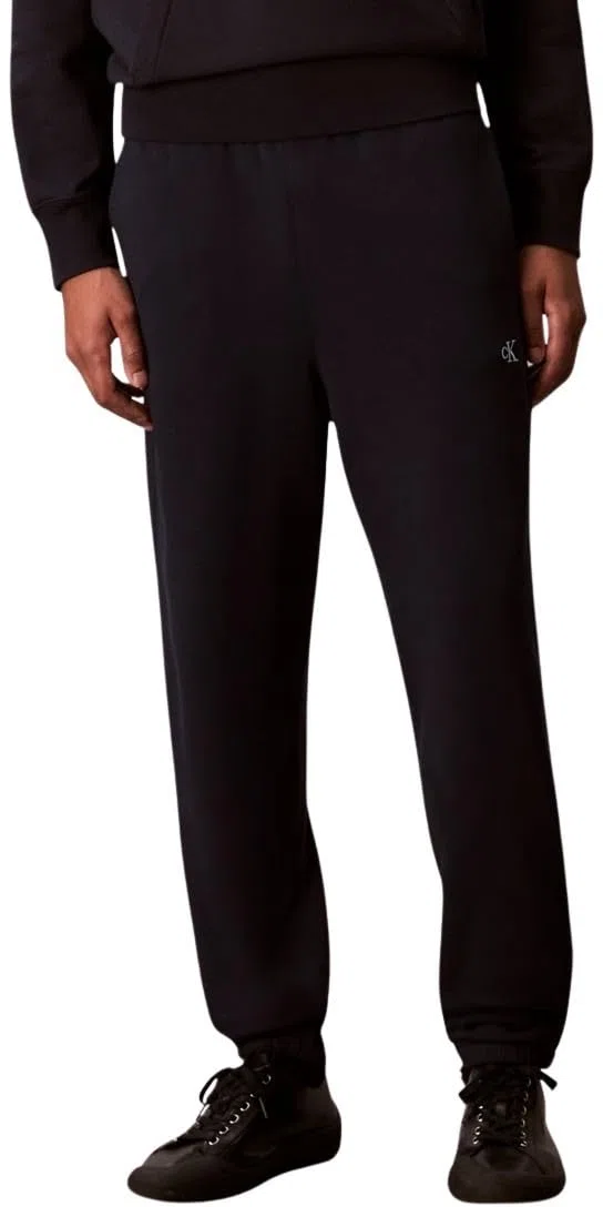 Calvin Klein Pantalón de chándal Hombre Terry Monogram con Bolsillo Trasero, Azul (Dark Sapphire), M