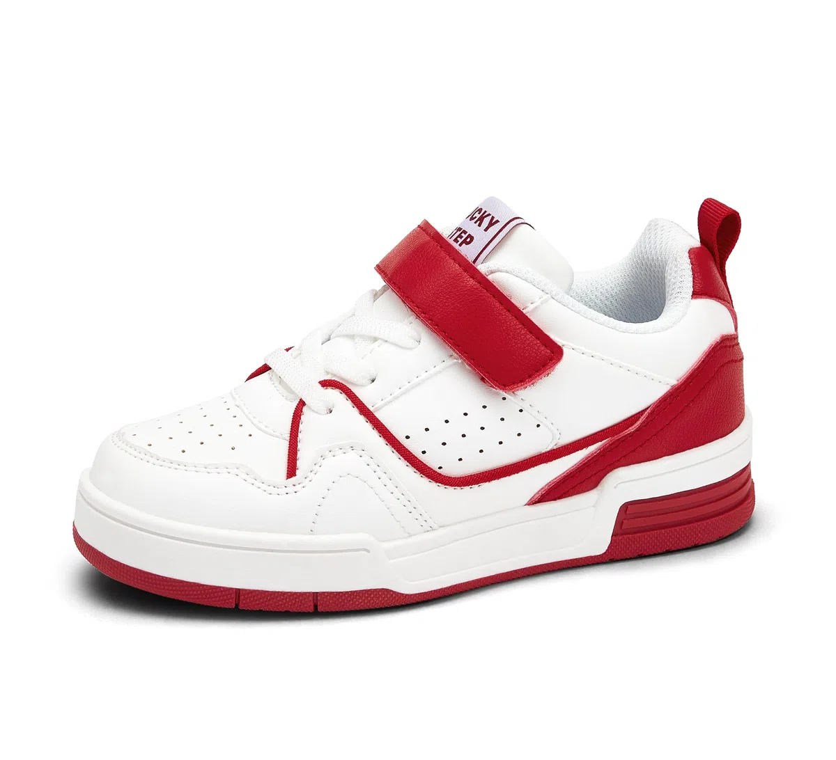 LUCKY STEP Zapatillas Slip-On para Niños – Cómodas y Casual, Zapatillas Bajas con Correa para Escuela, Tenis y Deporte, para Niños/Niñas