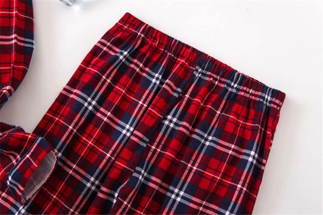 Conjunto de Pijama de Invierno para Mujer,Franela de algodón, Pantalones Largos, Traje para Ropa de Dormir para Mujer, Talla 12, XXL