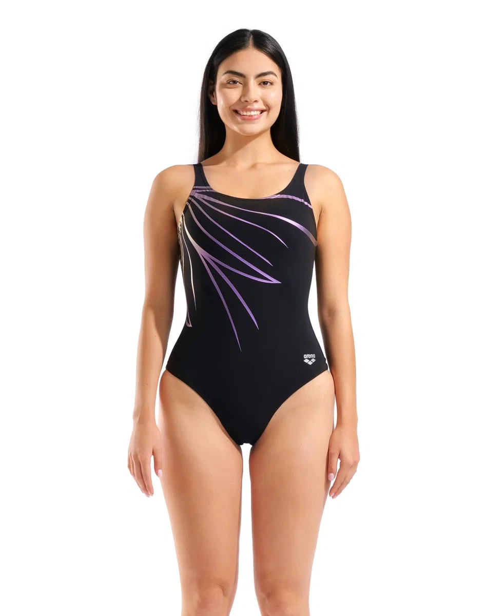 Arena W Arena Swimsuit Lili Squared Back Traje de baño de una Pieza Mujer