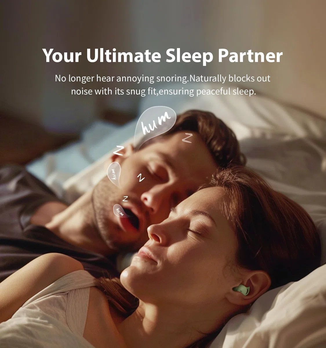 Auriculares invisibles para dormir, auriculares para dormir de lado, pequeños y cómodos auriculares para dormir con bloqueo de ruido, auriculares inalámbricos Bluetooth 5.3 para dormir, conducir