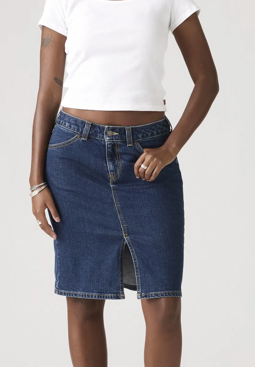 Levi'S Low Midi Skirt Falda Mujer (Pack de 1)