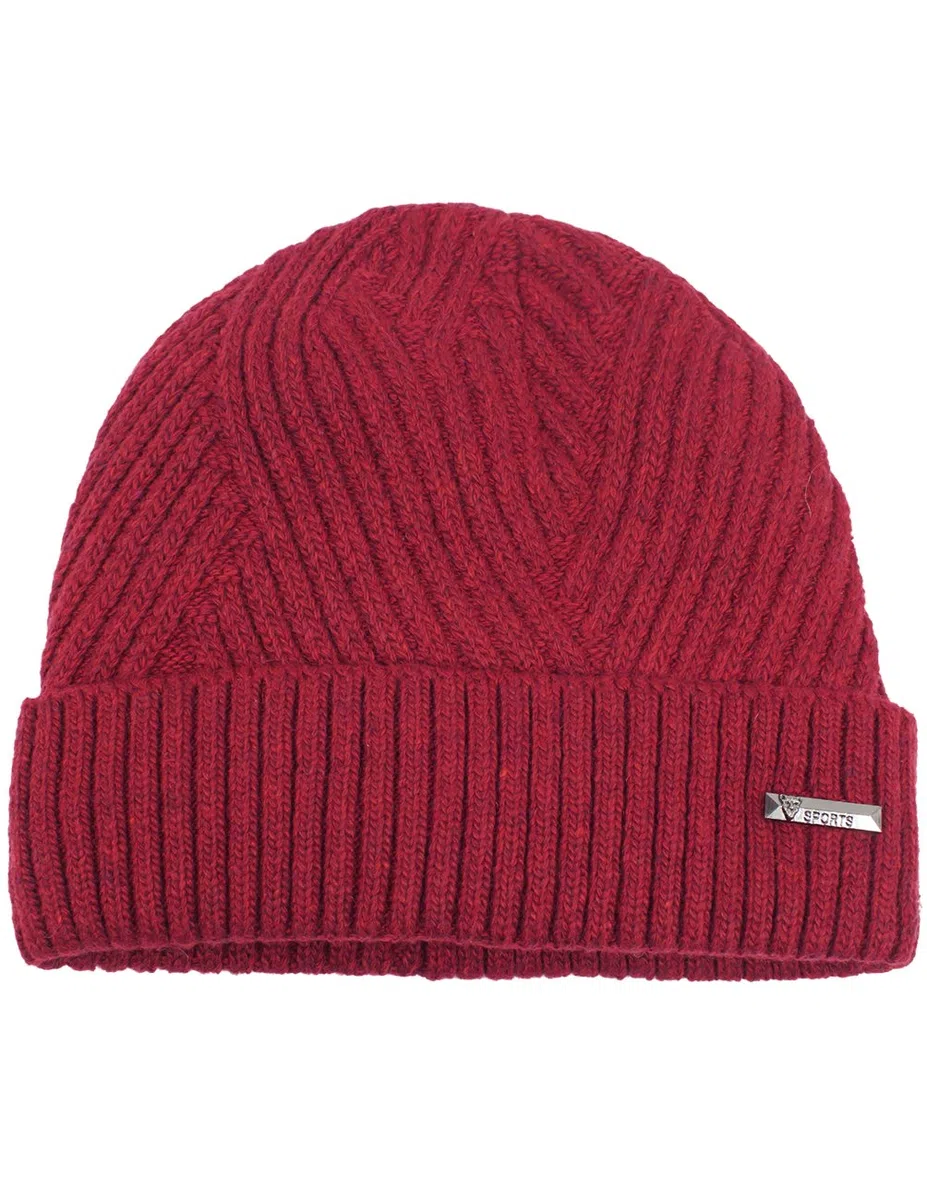Dahlia Skullies & Beanies - Gorro de lana para hombre, gorro de invierno de punto, forro polar,